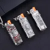 Cool Necklace Pendant Holster Lighter Shell Sleeve Protective Case Skin Portable Innovative Design For Cigarette Herb Bong Smoking Pipe DHL