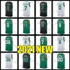 Jayson 0 Tatum Jerseys Marcus 36 스마트 Kemba 8 Walker Jaylen 7 Brown Gordon 20 Hayward 33 녹색 남성 2020 2021 농구