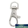 5 Pçs / lote Metal Carabiner Chaveiro Primavera Chaveiro Chaveiro Anel de Prata Aço Inoxidável Sleutelhanger Ring Decoração Útil