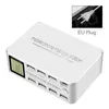 8-Port 100W Cell Phones Charger 1 PD 48W Type-C Fast Charging+3 QC3.0 +4 Ports USB 2.4A Charging Station