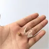 10 pcs 20x24x6 mm Clear Transparent Empty Small Glass Bottles With Corks DIY Mini Heart Shaped Art Pendants Gifts Vials