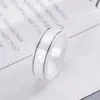 Unisex-Ring für Mann und Frau, Bienenringe, Designer-Schmuck, Geschenk, schwarz-weißer Keramikring, Modeaccessoires