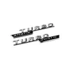 2pcs Car Body Fender 4MATIC TURBO Emblem Logo For Mercedes AMG A C E S Class GT SLC SLK SLS A180 A200 E220 E250 Accessories1856518