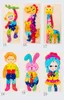 Kind leren onderwijs speelgoed 20 stijlen 3d houten dieren dinosaurus jigsaw puzzel kleurrijke nummer leren voor kinderen jongen en meisje 30x12cm Big Size