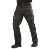 Inverno Fleece Shark Skin Soft Shell Tattico Militare Camouflage Uomo Antivento Impermeabile Caldo Camo Army Pantaloni S-3XL 201113