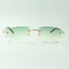 Direct S Designer-Sonnenbrille 3524026 mit Metalldrahtbügeln, Brillengröße 18–140 mm227z
