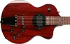 Turner Modelo 1-C-lb Lindsey Buckingham Borgonha Vinho Vermelho Semi Hollow Guitarra Elétrica Ligação de Corpo Preto, 5 Pcs Laminado Pescoço Maple