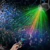 Mini RGB Disco Light DJ LED Laser Stage Projector Red Blue Green Lamp USB Rechargeable Wedding Birthday Party DJ Lamp