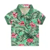 Floral Kids Sets Boys Clothing Summer Fashion Bow Flower T-shirt+Short Pants 2 pcs Yan-100 mc