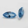 50PCS 2x3 ~ 13x18mm Marquise Shape Loose Blue Syntetic Stone for Smycken DIY Gems Stone 106 #