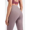 Vnazvnasi vendita calda nuovo arrivo skin-friendly leggings da yoga femminili tinta unita a vita alta fuori pantaloni da corsa al polpaccio 201202
