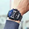 Часы мужские 2020 Новые спортивные цифровые часы для мужчин Кварцевые наручные часы Автоматическая дата Повседневные мужские часы Черные стальные часы в подарок T20197K