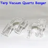 Fumer Quartz Terp Vacuum Bangers Domeless Slurper Up Oil Banger Nail avec seau de 25 mm fond de 30 mm pour les plates-formes de bong en verre