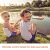 2.4Ghz High-Speed RC Racing Boats Summer Outdoor Water RC Toys Kids Toy 4 Channels Remote Control Boat RC Toys