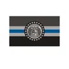 Missouri State Flag Thin Blue Line Flag 3x5 FT Polizeibanner 90x150cm Festival 100D Polyester Indoor Outdoor Bedruckte Flaggen und Banner