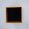 小型オレンジジュエリーボックスギフトラップファッションイヤリングリングネックレス収納ボックス屋外携帯用無料DHL