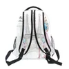 ALAZA Fashion Backpack School Bags for teenager girls Eiffel tower Prints Backpack Student Elementary Schoolbags ladie Book Bags LJ201225