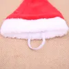 Quente Pet chapéu de Santa Natal do gato Dog Inverno Plush Decor Xmas Party Cap bonito Cosplay Pet Costume Decor JK2010XB