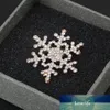 Arrival New Fashion Crystal Snowflake Brooch for Women Fine Jewelry Collares Gifts