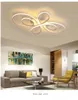 NEO Gleam New Hot RC White/Coffee Modern Led Ceiling Lights For Living Room Bedroom Study Room Dimmable Ceiling Lamp Fixtures