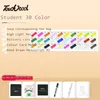 TouchCool 3060 Kleur Dubbelhoofdige markering Penset Alcohol Oile Marker Student Hand verf Design Comic Brush Y200709