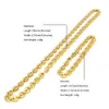 Stainless Steel Coffee Bean Chain Gold Silver Color Plated Necklace And Bracelets Jewelry Set Street Style 22 wmtDny whole20194G