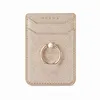 2 Packungen Telefonkartenhalter RFID Credit Wallet mit Kickstanding Ring für Frauen, Glitter Sands Stick-on Back Grip iPhone Samsung Android