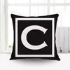 Lettres Taie d'oreiller décorative Core Designer Coussin Lettre En option Oreiller Mode Intérieur Coton Coussin Couvre Décor À La Maison 45 * 45 cm 2201205D