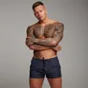 Sexiga badkläder herr andas simshorts Sunga mjuka trunk baddräkt herr bräda surfing strand shorts