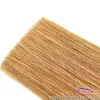 # 12 Light Golden Brown Keratyn Kapsułki Ludzki Fusion Hair Doil U Tip Machine Made Indian Remy Pre Bulded Hair Extensions 100 Nici 0,5 g / s