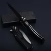 1Pcs New Flipper Folding Knife D2 Satin Blade Steel Sheet + G10 Handle Outdoor Camping Hiking Ball Bearing Fold Knives