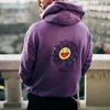 Felpe con cappuccio da uomo Felpe J Balvin Takashi Murakami Felpa con cappuccio Stampa floreale Felpe con cappuccio oversize Harajuku Maglioni di cotone casual Maglioni Uomo Hip Hop Streetwear