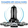 3A USB-autolader Snelle lading 4.0 Universele 18W 3-poort voor Samsung iPhone 11 in Car Fast Charging Mobiele telefoon met doos