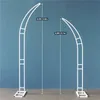 Wedding Props Wrought Iron Wedding Backdrop Arch Shelf Arc Outdoor Wedding Home party Background Decoration Flower Stand