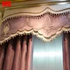 Cortina cortina europeu sala de estar personalizada de alto grau bordado quarto shade acabamento janela de janela de casamento