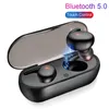 Y30 Bluetooth 5.0 Auricolari wireless Auricolari Mini cuffie sportive con caricatore Scatola di ricarica Auricolare Powerbank per tutti i telefoni MQ50