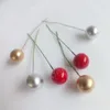 Mini Berry Pianka Koraliki Małe Fake Holly Jagody Sztuczne Kwiat Cherry Pearl Dekoracja Ślub Walentynki DIY Decor BH5812 TYJ