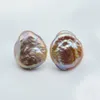 Orecchini di perle perle di grandi dimensioni perle barocche naturali bianche 925 Silver Ladies Gift8550290