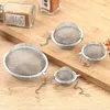 Home Tea Infuser Strainers Filters Stainless Steel Mesh Tea Ball Diffuser Extended Chain Hook Home drinkware tools
