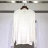 2021 Spring STONE Male Loose O-neck ISLAND Sweater Men Casual Logo Long Sleeve Pullovers 103001