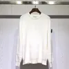 2022 Maglioni New Spring STONE Logo Rattoppato Donna Uomo Uomo Casual Maglione a righe Pullover topstoney