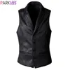 zwart suede vest