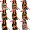 Women Summer Tracksuits Sexy Crop Top Shorts Outfits Designer Vest 2 Piece Set Jogging Sportsuit Fashion Backless Clothing K8710