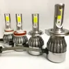 1Pair lâmpadas de farol de carro led h1 h4 h7 h1 h1 h11 lâmpadas C6 HB4 H27 8000LM 6000K 36W luz de carro Universal Canbus