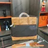 Bolsa mensageiro a vapor m44731 m44997 m44473, bolsa de ombro com letras em relevo e alça transversal, pasta de negócios268z