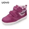 Uovo Kids 캐주얼 신발 새로운 패션 소년과 소녀 운동화 가을 겨울 키즈 학교 신발 어린이 신발 크기 27 # -35 # 201130