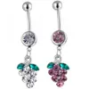 D0109 Flower Belly Navel Ring Mix Kleuren