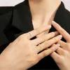 Anti ångest ring för kvinnor män grossist 100% rostfritt stål fidget ringar med pärlor spinnare spinning smycken dropshipping