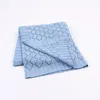 Infant Baby Boy Girl Pure Color Hollow Out Knit Blanket Autumn Winter born Quilt Boys Girls Hold 210429