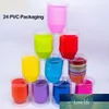 6 pcs / 12 pcs / 24 pcs muffin molde de silicone Bakeware Cupcake forros molde de cozimento de bolo de decoração ferramentas de cozinha suprimentos aleatórios cores